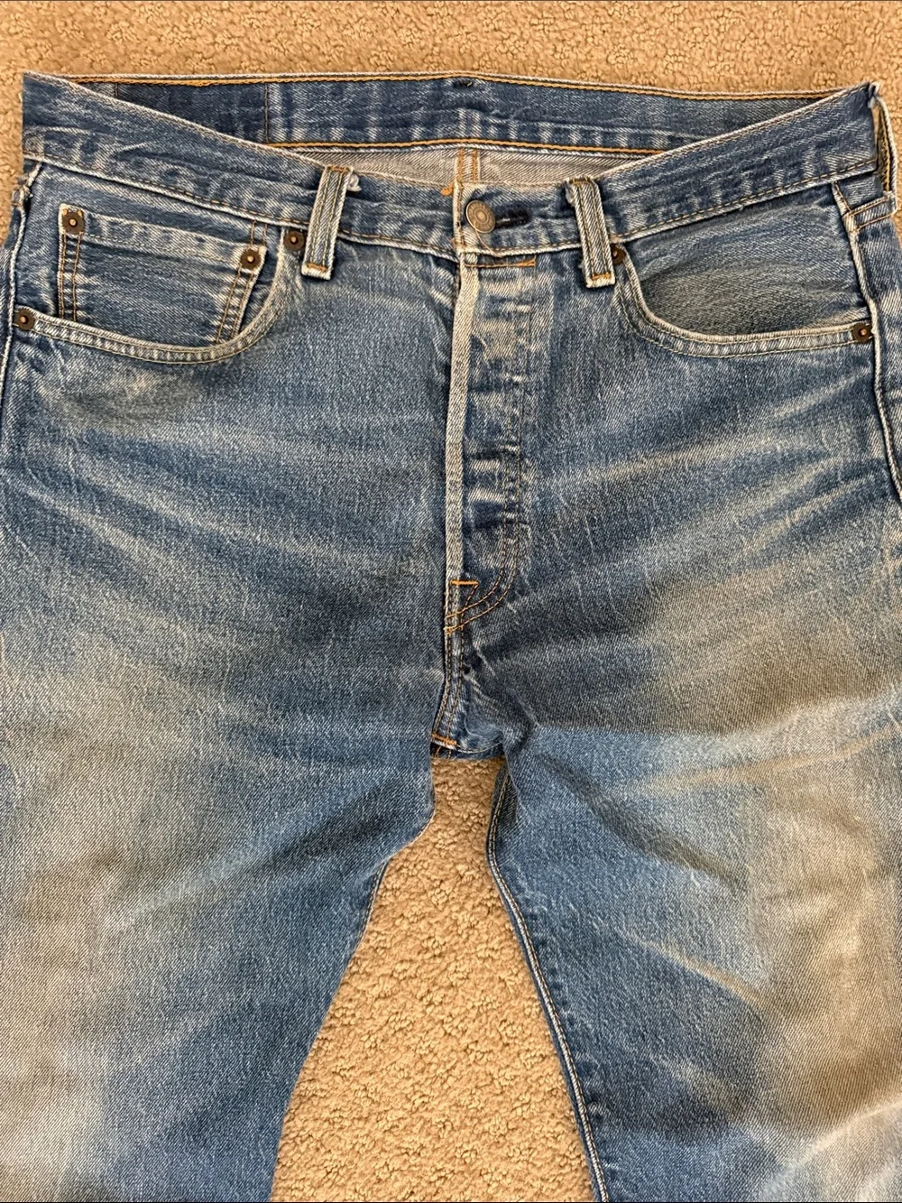 Vintage Levi's Men's Straight Leg Blue Denim Jeans 33/30